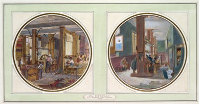 De Gobelins Werkplaats door Jean Charles Develly
